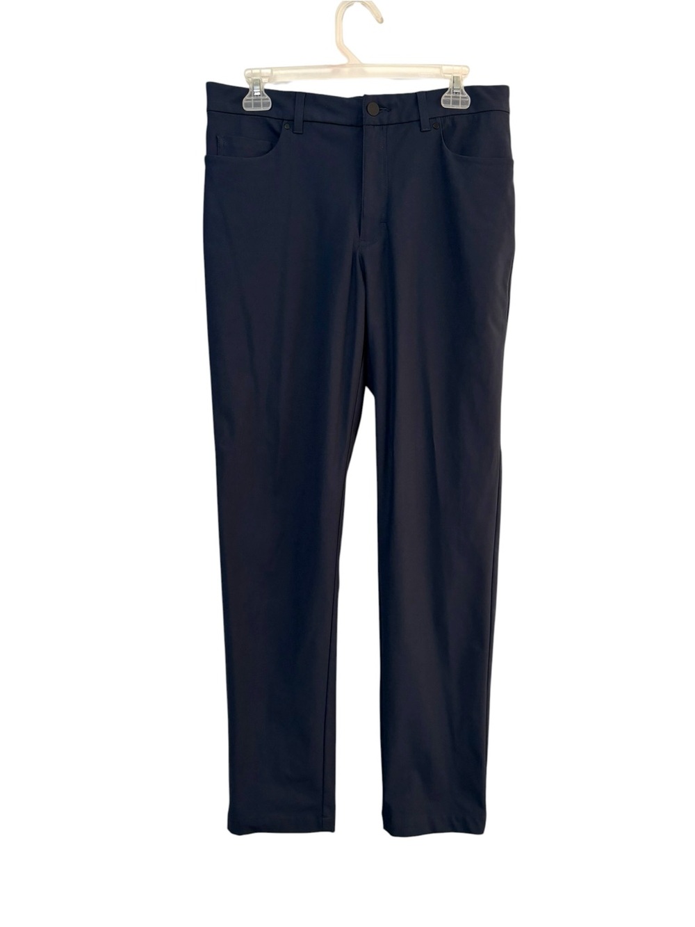 VRST Men’s 32 Navy Blue Straight Leg Dress Pants Active Neutral Business Casual
